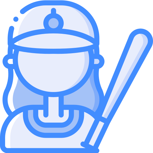 Baseball player icon