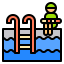 Swimming pool icon 64x64