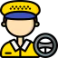 Taxi driver icon 64x64
