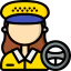 Taxi driver icon 64x64