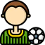Soccer player icon 64x64