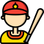 Baseball player icon 64x64