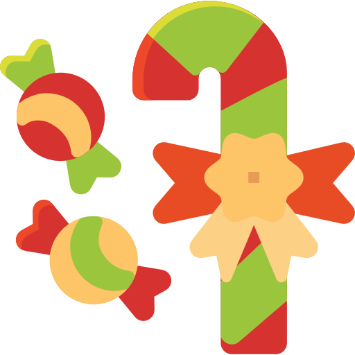 Candy cane icon