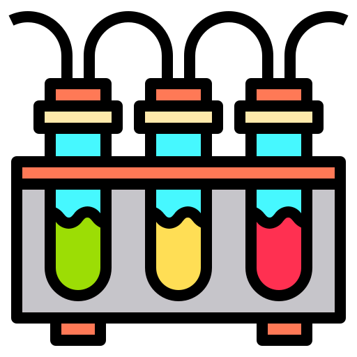 Test tubes icon
