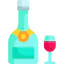 Wine bottle icon 64x64