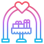 Wedding arch icon 64x64