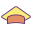 Graduation hat icon 64x64