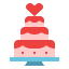 Wedding cake icon 64x64
