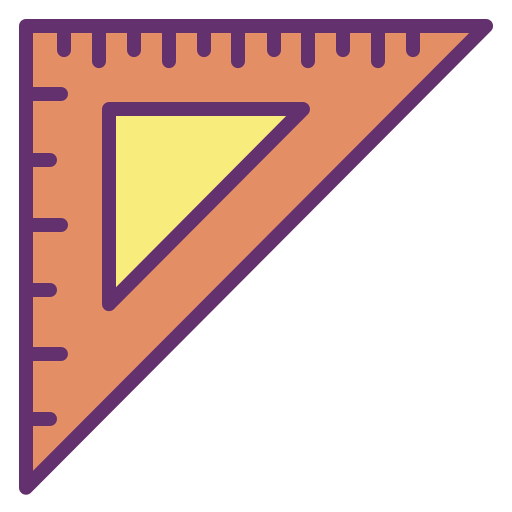 Set square Ikona