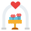 Wedding arch icon 64x64