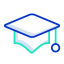 Graduation hat icon 64x64