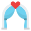 Wedding arch icon 64x64