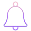 School bell icon 64x64