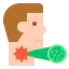 Sore throat icon 64x64
