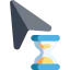 Hourglass icon 64x64
