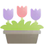 Flower pot icon 64x64