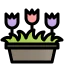 Flower pot Ikona 64x64