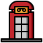 Phone booth icon 64x64