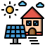 Sustainable home icon 64x64