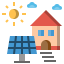 Sustainable home icon 64x64