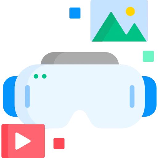 Virtual glasses icon