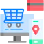Online shopping icon 64x64