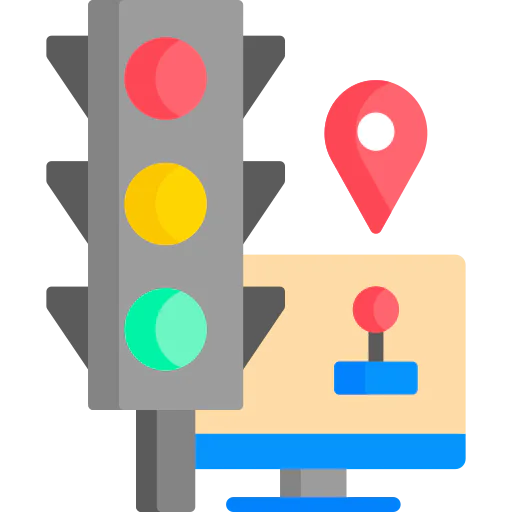 Traffic control icon