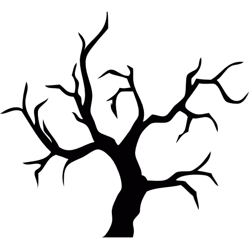 Leafless tree icon