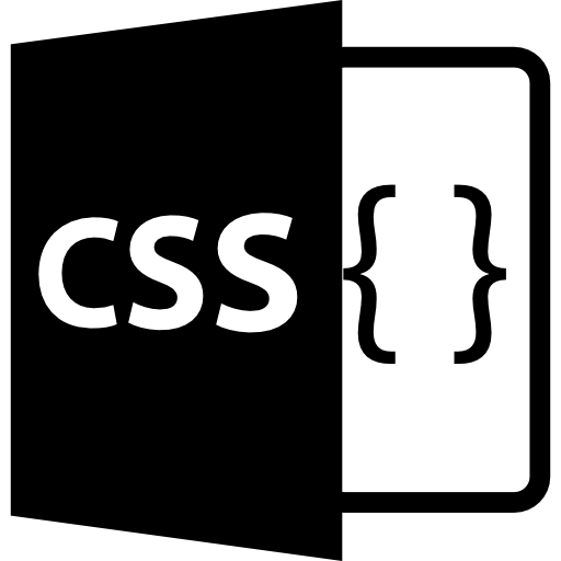 CSS file format with brackets Symbol