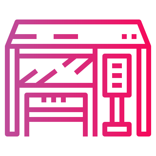 Bus stop icon
