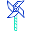 Toy windmill icon 64x64