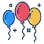 Balloons icon 64x64