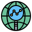 Globe icon 64x64