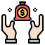 Money bag icon 64x64