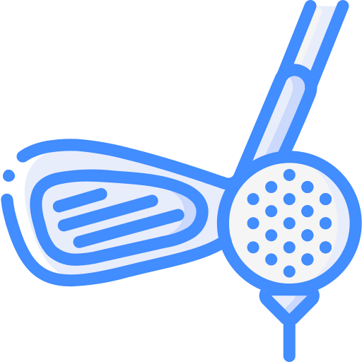 Golfing icon