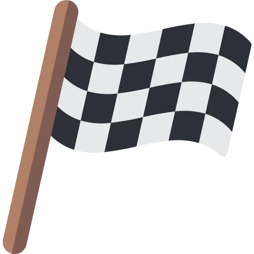 Racing flag icon