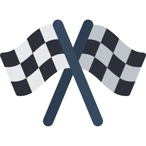 Racing flag icon