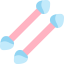 Cotton swab icon 64x64