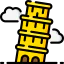 Leaning tower of pisa icon 64x64
