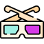 3d glasses icon 64x64