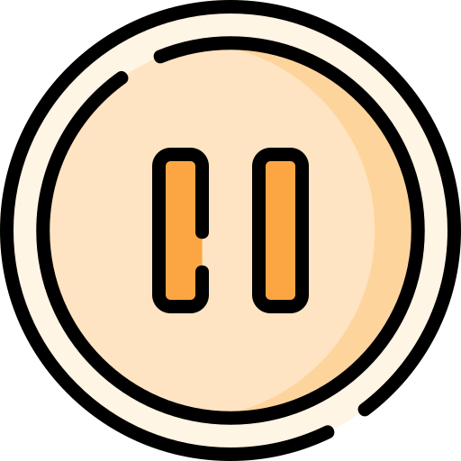 Pause button biểu tượng