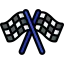 Racing flag icon 64x64