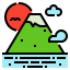 Fuji mountain icon 64x64