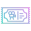 Movie tickets icon 64x64