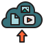 Cloud storage icon 64x64