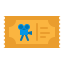 Movie tickets icon 64x64