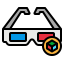 3d glasses icon 64x64