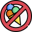 No ice cream icon 64x64