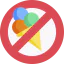 No ice cream icon 64x64