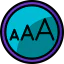 Text size icon 64x64